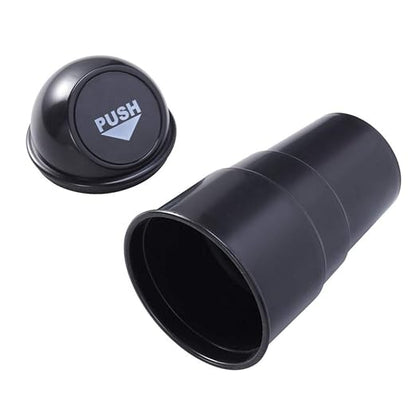 500ML Car Garbage Trash Can with Lid,Universal Mini Garbage Bin Leakproof Automotive Waste Storage Trash Container Cup Holder for Home Office Living Room Bedroom