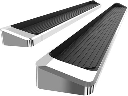 APS Running Boards Style Compatible with Ram 1500 2009-2018 Crew Cab & Ram 2500 3500 2010-2026 (Nerf Bars Side Steps Side Bars)