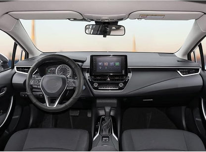 GIANT PANDA Steering Wheel Cover for Toyota, Auto Car Steering Wheel Cover for Toyota Highlander Rav4 Corolla Camry - Solid Black