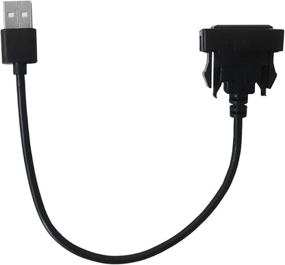 GRABOTE Male to Female USB Power Socket Adapter, USB Port Car Charger Compatible with Toyota Corolla 2007–2009
