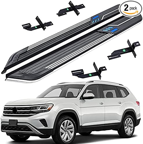 5.5" Stainless Steel for VW Volkswagen Atlas 2018-2022 2023 2024 2025 Running Boards Side Step nerf bar Pedal Protector