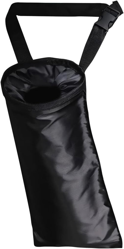 ZIMISI Car Trash Bag, Hanging Car Garbage Can with Elastic Opening, Portable Waterproof Collapsible Trash Can for Back Seat, Automotive Storage Organizer for Home, Outdoor (1PC)
