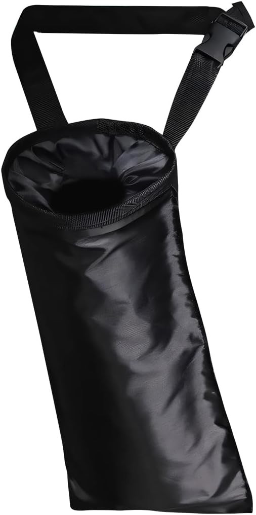ZIMISI Car Trash Bag, Hanging Car Garbage Can with Elastic Opening, Portable Waterproof Collapsible Trash Can for Back Seat, Automotive Storage Organizer for Home, Outdoor (1PC)