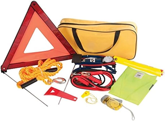 Silverline 933429 Car Emergency Kit - Set of 9