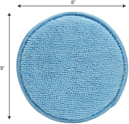 Leather CPR Microfiber Applicator Sponge - Leather Conditioner Applicator, Round Lint-Free Microfiber Applicator Pad for Home and Car Interiors