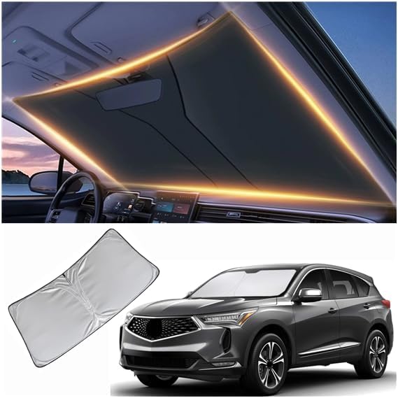 Windshield Sun Shade for Acura RDX Front Window Shades Cover for 2013-2018 RDX Windshield Sun Visor Protector Car Accessories