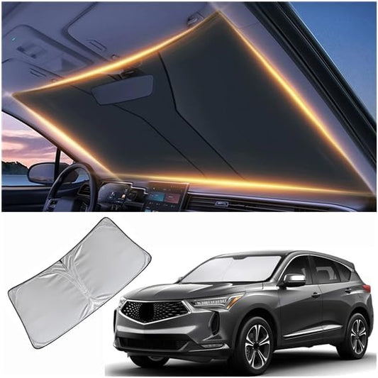 Windshield Sun Shade for Acura RDX Front Window Shades Cover for 2019-2024 2025 2026 RDX Windshield Sun Visor Protector Car Accessories