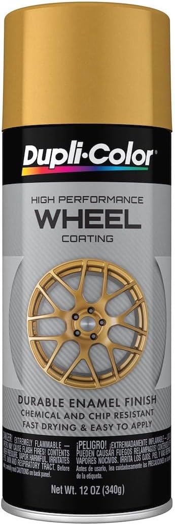 Dupli-Color HWP111 High Performance Wheel Paint - Gold - 12 oz Aerosol Can