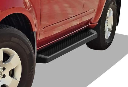 APS Running Boards (Nerf Bars Side Steps Step Bars) Compatible with Nissan Pathfinder 2005-2012 (Black Powder Coated Running Board Style)
