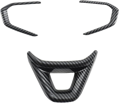 Interior Trim for Chevy Trax 2024-2026 Carbon Fiber Gear Shift Panel with Steering Wheel Trim AC Vent Cover