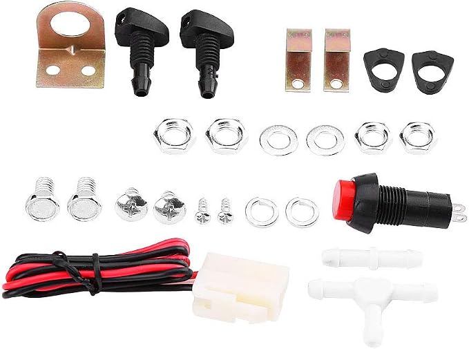 Windscreen Cleaning Kit, 1986 Chey S10 Window Washer Reseroir Pump, Kit Laaetri Professionale