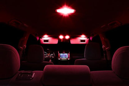 XtremeVision Interior LED for Lexus LS460 LS600h 2007-2014 (13 Pieces) Red Interior LED Kit + Installation Tool