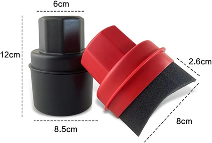 dPois Premium Tire Dressing Applicator for a Showroom Shine Foam Sponge with Lid Absorbs Product for Long-Lasting Black A One Size