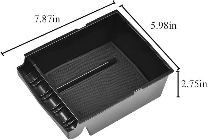 Center Console Organizer Compatible with Subaru Legacy Outback 2015 2016 2017 2018 2019 ABS Console Tray Armrest Storage Box Console Insert Organizer Glove Pallet
