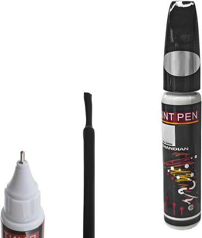 Touch Up Paint for Cars, Two-In-One Auto Body Scratch Repair Gloss Fill Pen, Professional Easy & Quick Scratch Remover Paint Pen for Most Vehicles, Car Accessories (Pure Black)