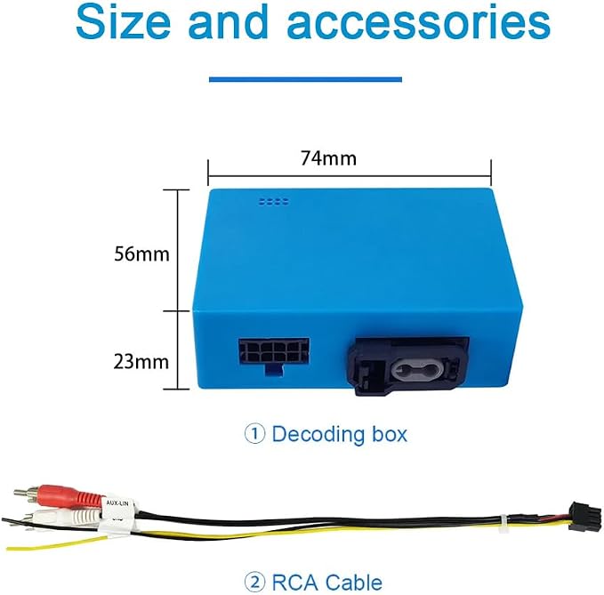 EZoneTronics [Fit Porsche] Fiber-Optic-Decoder Most Box for for Porsche Boxs TER(2004-2015) / Cayenne(2004-2016) / 911(2004-2015) Car Radio System Upgrade Adapter Box