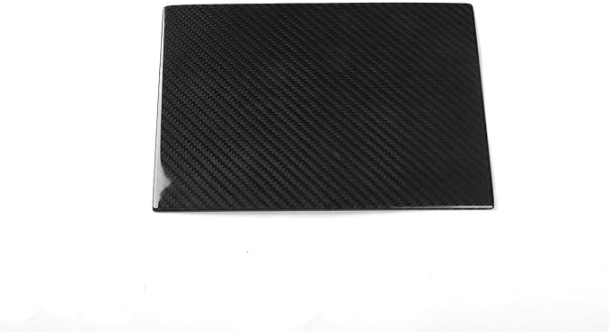 NVCNX Hard Rigid Real Carbon Fiber for Tesla New Model 3/Y Highland 2024-2026 for Juniper 2025 2026 Accessories Center Console Cup Holder Organizer Panel Cover Interior Trim 3PCs - Glossy Carbon