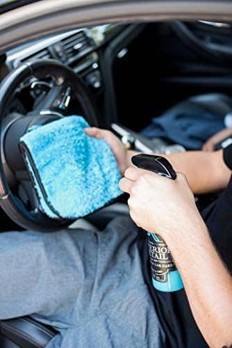 Liquid X Blue Xtreme Plush Waffle Weave Microfiber Detailing Towel Guaranteed Satisfaction - 16" x 16" (2 Pack)
