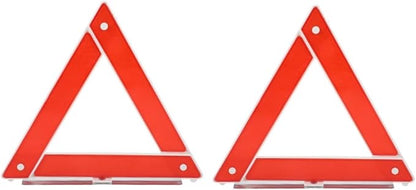 2pcs Portable Emergency Safety Triangle Car Road Safety Kit High Visibility Warning Sign