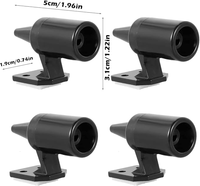 4Pcs Deer Warning Whistles Device Wind Deer Repelling Whistles Mini Deer Collision Alerts Wildlife Warning Device Save a Deer Whistles for Cars Trucks Motorcycles