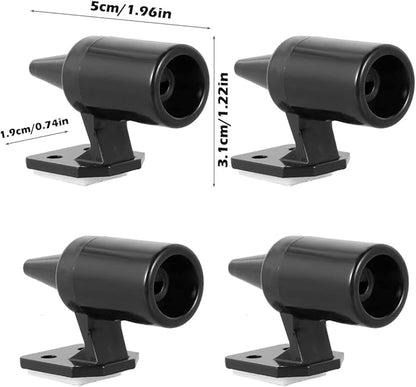 4Pcs Deer Warning Whistles Device Wind Deer Repelling Whistles Mini Deer Collision Alerts Wildlife Warning Device Save a Deer Whistles for Cars Trucks Motorcycles