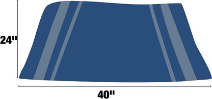 XL Car Drying Towel, 1300 GSM Professional Car Towel with Double Twisted Loop, Car Drying Towels Extra Large Super Absorbent, Microfiber Drying Towels for Cars, Trucks, SUVs - 40"x24", Navy
