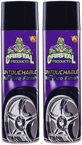 5Cristal Products Untouchable Wet Tire Finish Bundle with GX-3 Plastic Restorer, Wash & Wax, and More (5 Items)