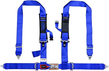 Kyostar 4 Point Harness Set 3 Inch with Ultra Soft Heavy Duty Shoulder Pads (8163 Blue)