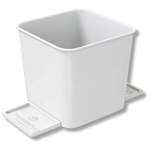 Car Trash Can for Vehicles Leakproof Compact Garbage Bin w/ Stability Flap, Anti-Slip Base, Portable Trash Holder for Cars, Trucks, SUVs, Minivans Compact, Auto Container Organizer (White, Small)