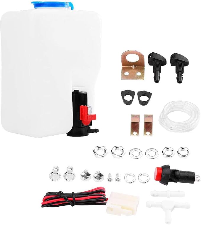 Windscreen Cleaning Kit, 1986 Chey S10 Window Washer Reseroir Pump, Kit Laaetri Professionale