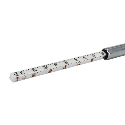 Milton S-921 Pencil Tire Pressure Gauge, Passenger Car, with Built-in Deflator Valve, Durable Plated Brass, Pressure Measured in PSI & kPa (Pack of 2)