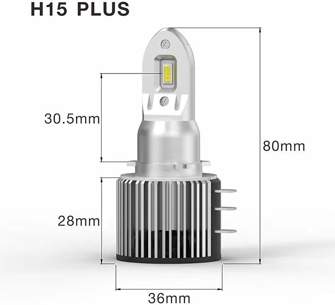 LED Headlight Bulbs 90W 9000LM 6000K Car Specific Adapters Fit for 2012-2018 Volkswagen Golf Passat GTI Tiguan High Beam Headlamp DRL Lights Plug and Play High Beam Led Headlight Bulbs White