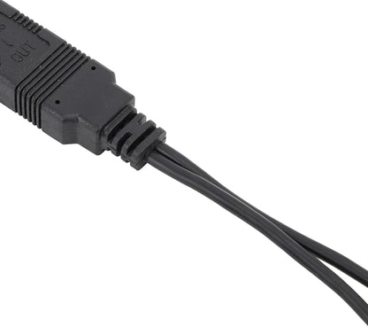 FOSA USB to CVBS Video Output Adapter, HD Video Easy to Use USB toInterface Cable Adapter for Android Car Radio AV Out to Headrest and Ceiling Screen, Universal for Vehicle