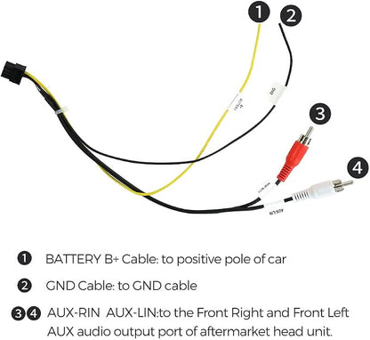Optical Fiber Decoder Most Box for Car Stereo for Mercedes Benz E CLS SLK SL S CL Series (W219 W211 W171)