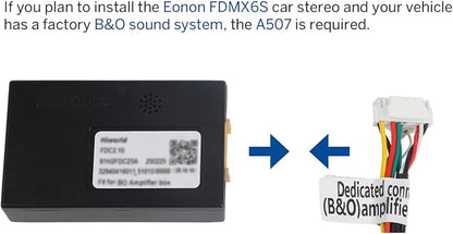 EONON A057 B&O Amplifier Retention Interface Module for FDMX6S – Compatible with Ford F-150 B&O Sound Systems – OEM Amplifier Integration Adapter
