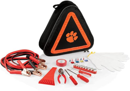 PICNIC TIME NCAA Roadside Emergency Car Kit - Auto Vehicle Safety Road Side Assistance with Jumper Cables and Car Tool Kit