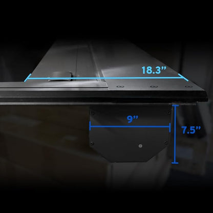 Syneticusa Stealth Black Retractable Hard Tonneau Cover T-Slot Rails Fits 2008-2026 Ford F-250/350 Super Duty 6' 10" Truck Bed Premium Edition Accessories Waterproof
