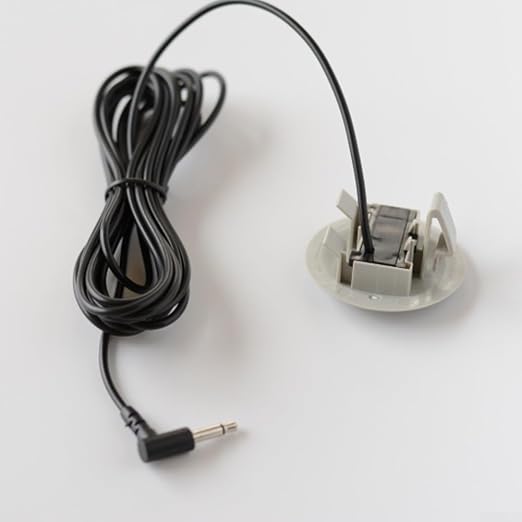 3.5MM External Microphone Audio Cable Car Stereo Wired Mic Adapter Extension Cord 300CM Compatible with Android Radio System