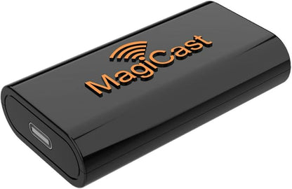 Power Acoustik MagiCast Wireless CarPlay & Android Auto Adapter – Plug & Play Dongle Converts Wired Car Stereos to Wireless – Universal Fit, Fast Auto-Pairing, USB Connection