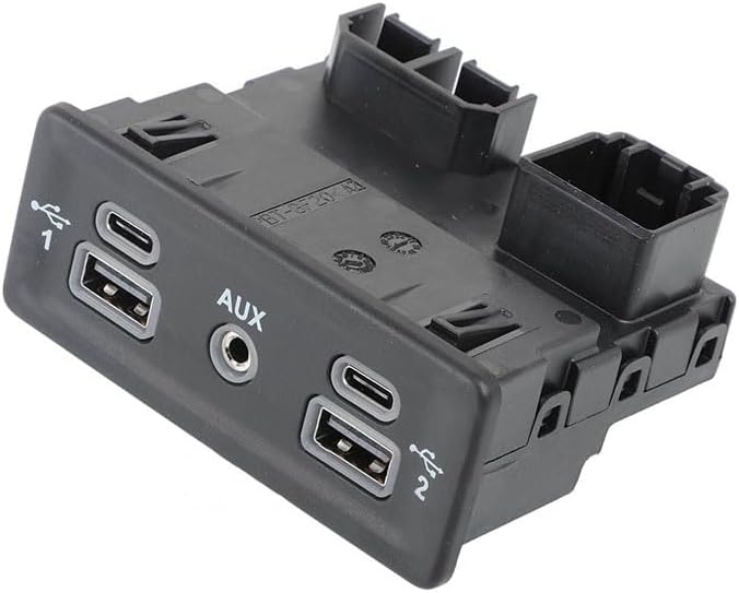 68289202AD 53492377 Hub Media Center Audio Player USB Auxiliary Port Socket Compatible with Dodge Jeep Chrysler