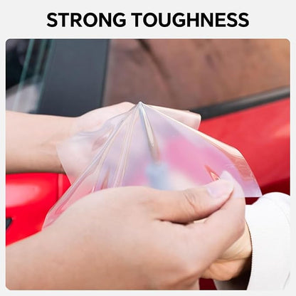 for Tesla Model X 2016-2021 TPU Clear 9Mil Pre-Cut Paint Protection Film Car Vinyl Wrap PPF Transparent Protective Anti-Scratch Self Healing Shield Guard Waterproof Car Wrap Film for Front