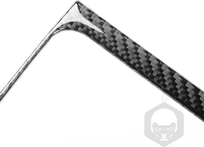 NVCNX Real Premium Carbon Fiber for Toyota 2nd Gen Tacoma Accessories 2010-2015 2011 2012 2013 2014 Car Center Console Organizer Panel Frame Cover Interior Trim Thick Overlay Sticker Decal 3PCs