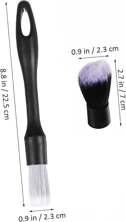 Gatuida 1 Set auto Detailing Beauty Products Crevice Brush car wash Tools Motorcycle Detailing kit car wash Brush Replace car Alloy Wheel Detail Brush Lotus Cleaning Supplies, 22.50X2.40X2.30CM