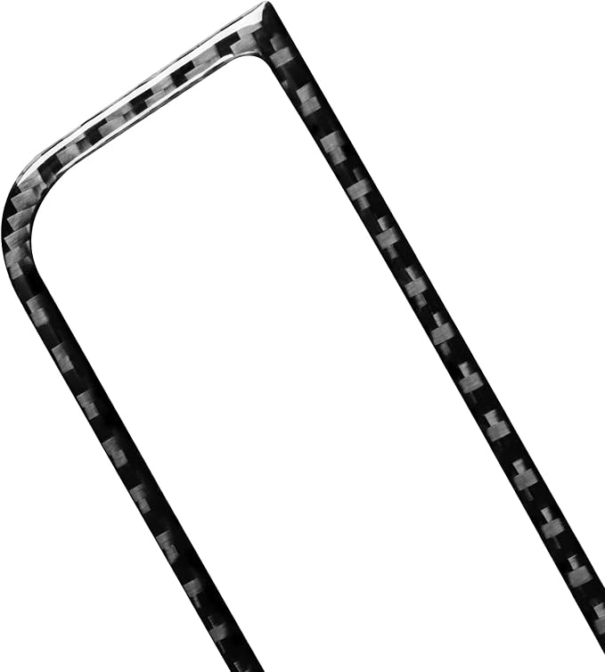 Real Premium Carbon Fiber Fit for Chevy Silverado/GMC Sierra 1500 2014-2018 for 2500/3500HD 2015-2019 Car Center armrest Switch Trim Decals Sticker Auto Interior Accessories Cover Black