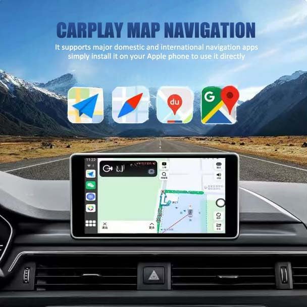 Carplay Wireless Adapter for Toyota Rav4 2019-2024, Fast Auto-Connect, Stable Connection, Wired to Wireless Adapter, No Latency,Silver