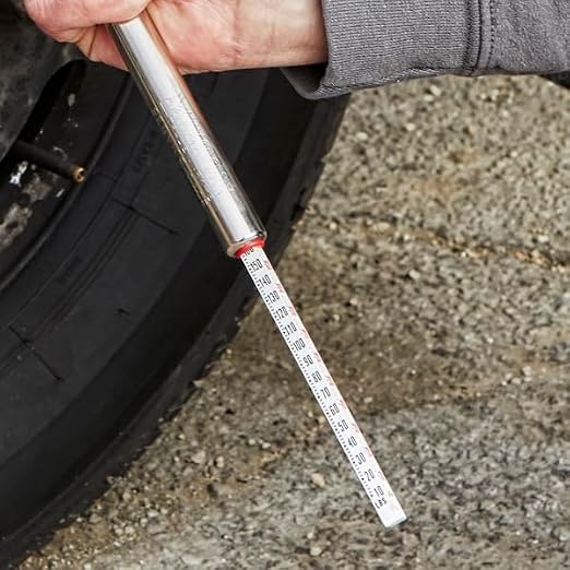 Calibratable Tire Pressure Service Gauge, w/Bent Extended Dual Head Straight Foot Chuck, 10-160 PSI