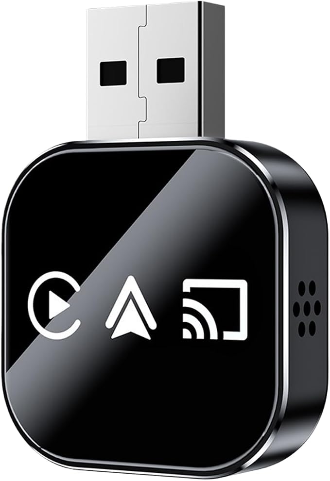 Car Display Video Adapter - Plug Play Converter, Wireless Car Adapter to Play Video on Cars Screen, for Daily Commuting Long Distance Travel City Driving Music Streaming Calling | Parking Assistance
