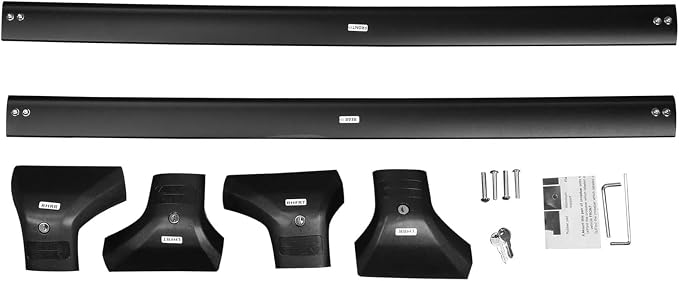 260lbs Lockable Roof Rack Cross Bars Compatible with Toyota Corolla 2022-2025 (with Flush Side Rails), Heavy Duty Aluminum Roof Rails Crossbars Rooftop Luggage Racks for Corolla 2022 2023 2024 2025