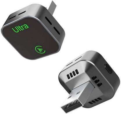 2-in-1 Wireless CarPlay Adapter, 2026 New, Wired to Wireless CarPlay & Android Auto, Mini Compact USB-A/Type-C Design, Plug and Play