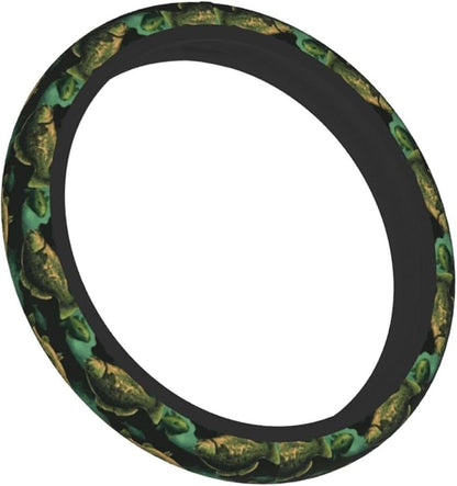 Fish Steering Wheel Covers Non Slip Neoprene Universal 15 Inch Steering Wheel Protector Car Cover for Men Women
